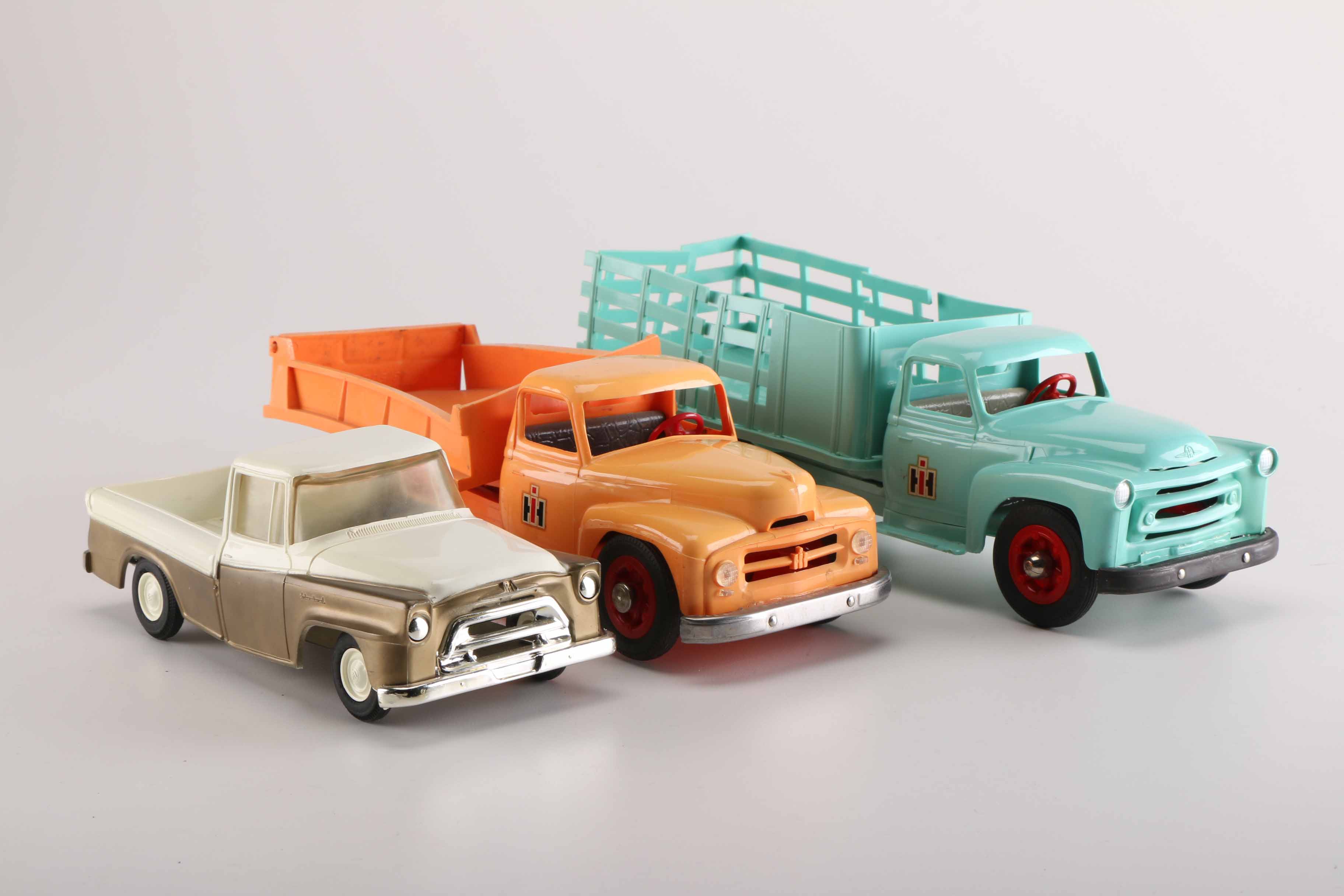 Collection of Vintage International Harvester Toy Trucks