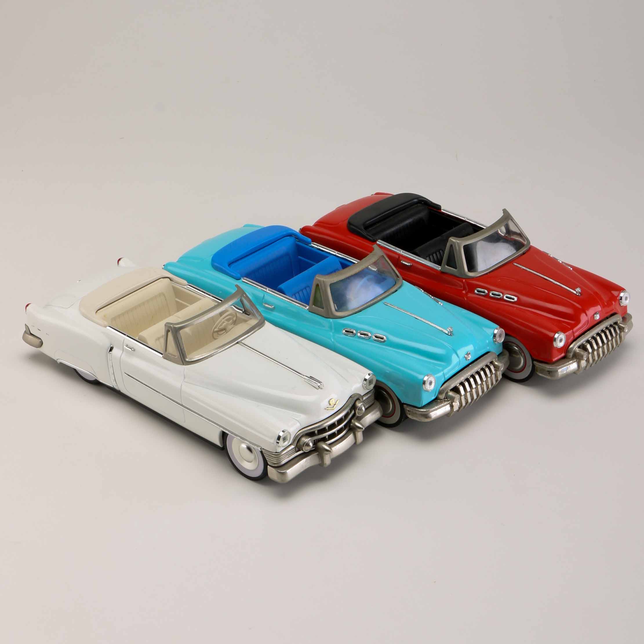 Modern Tin Friction 1950's Cars