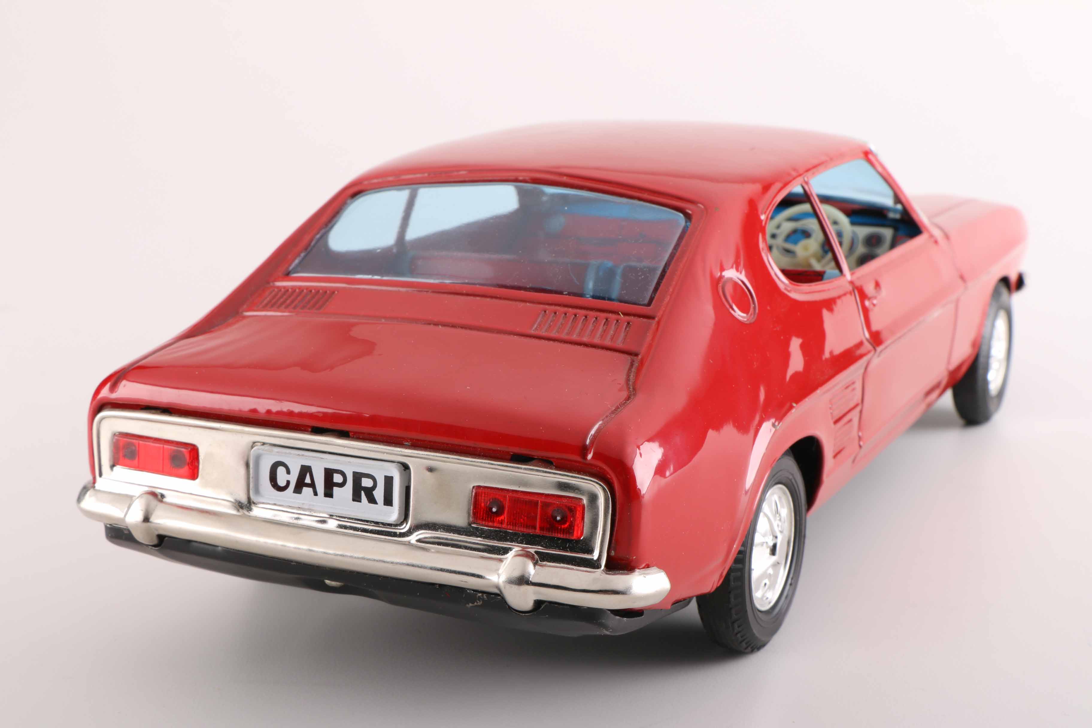 Vintage Tin Friction Ford Capri
