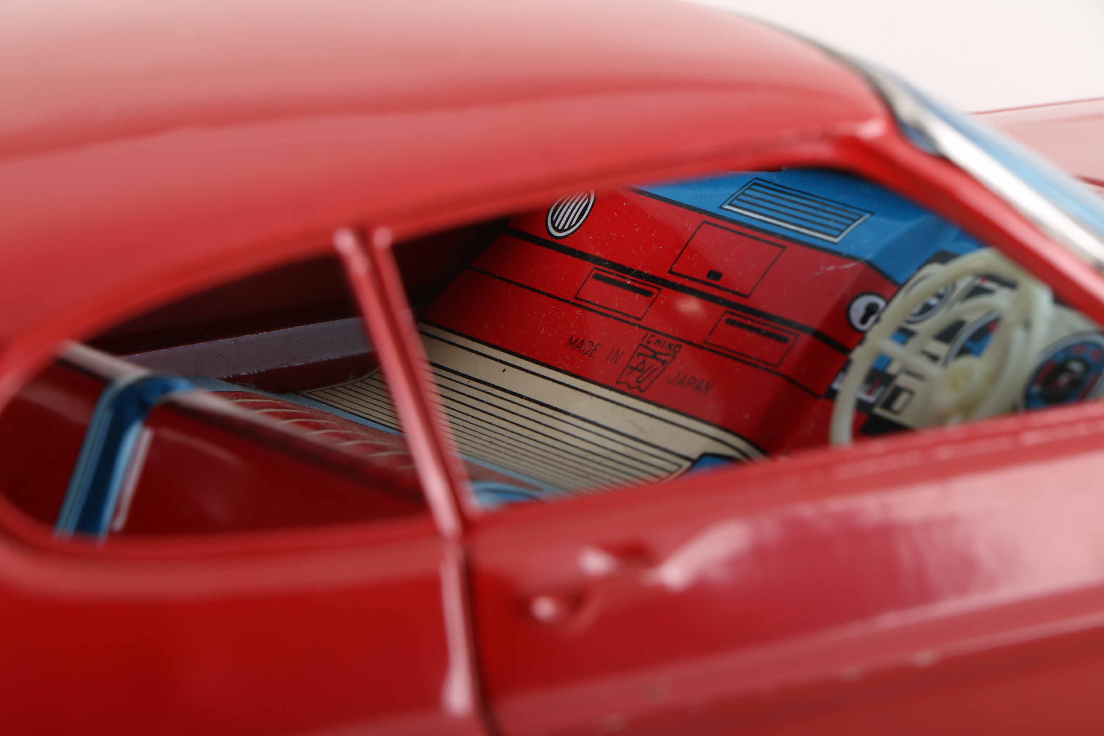 Vintage Tin Friction Ford Capri