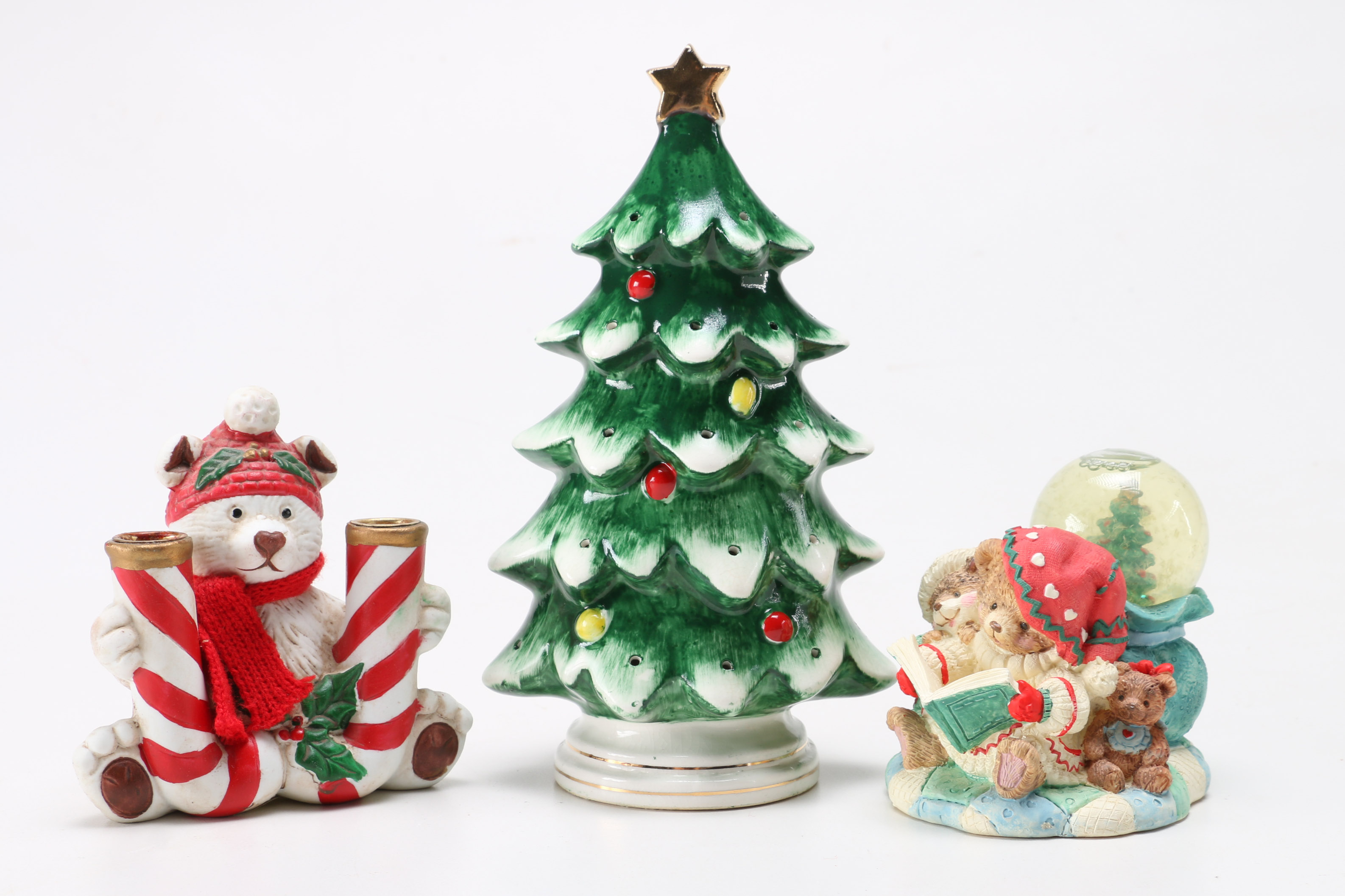 Collection of Christmas Figurines and Decor