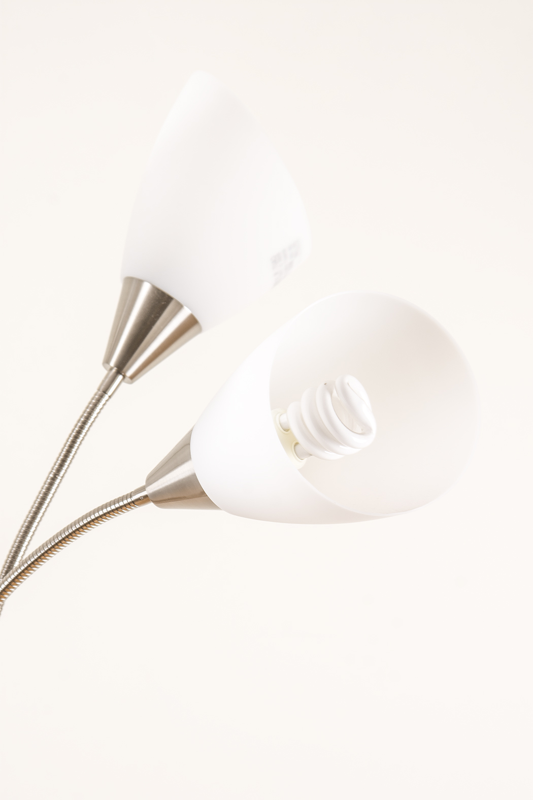 Silver Tone Multi-Arm Floor Lamp