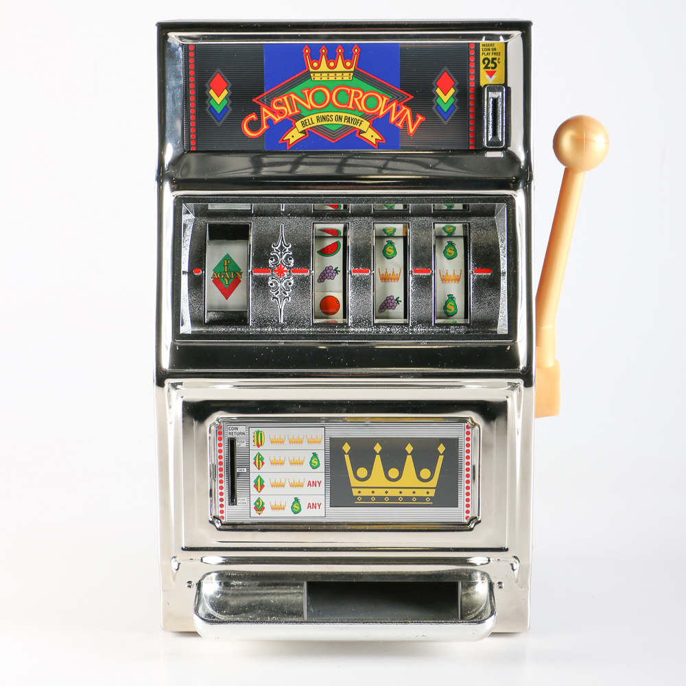 Casino Crown Toy "Jackpot" Slot Machine
