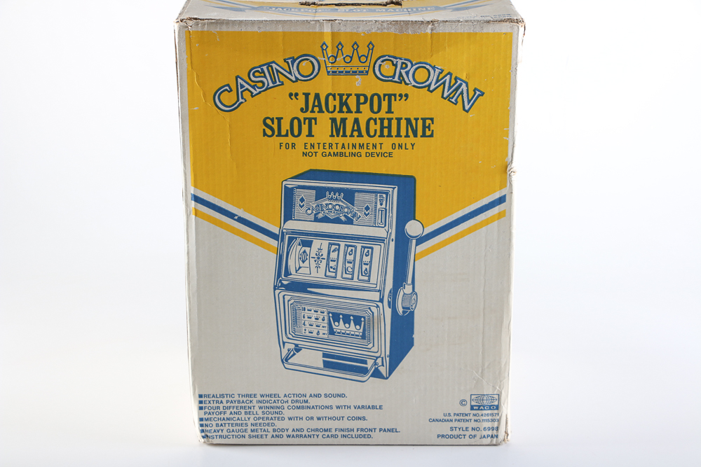Casino Crown Toy "Jackpot" Slot Machine