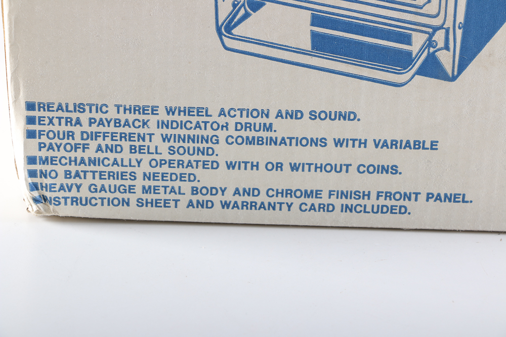 Casino Crown Toy "Jackpot" Slot Machine