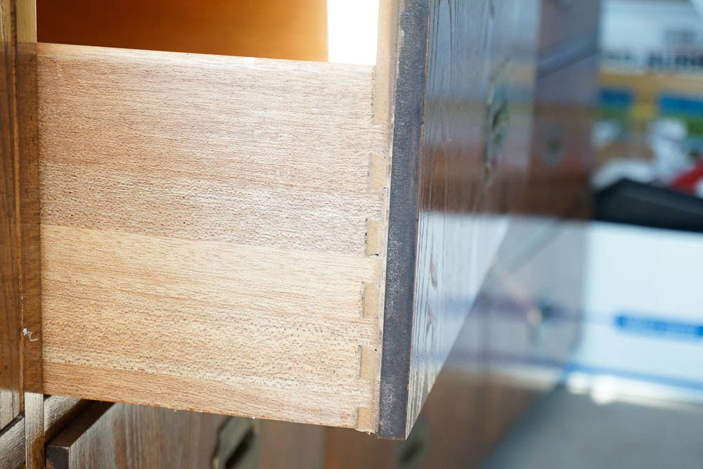 "Campaigner"  Oak Chest of Drawers by Dixie Furniture