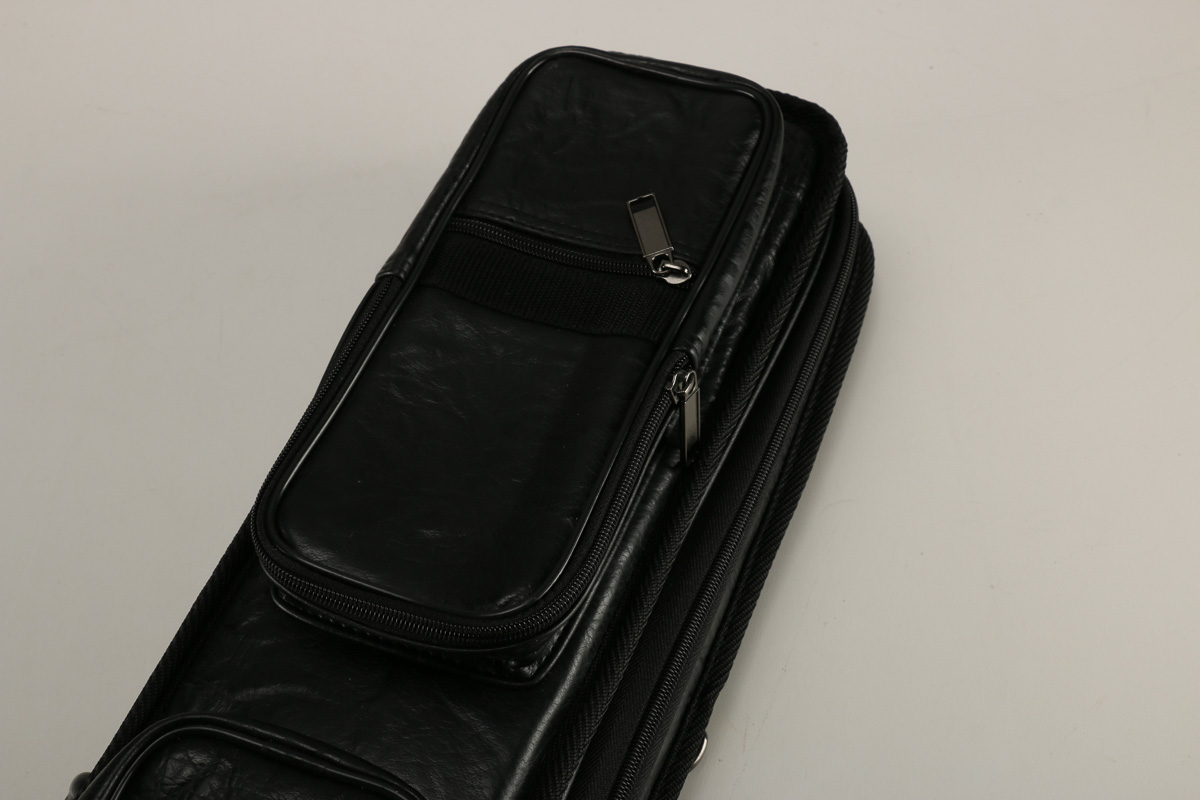 Two McDermott Proline Pool Cue Sticks and Leather Case