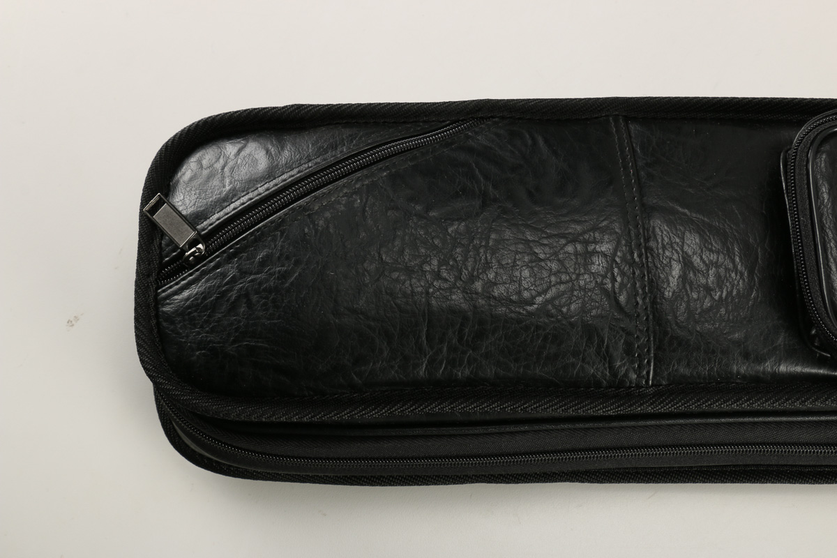 Two McDermott Proline Pool Cue Sticks and Leather Case