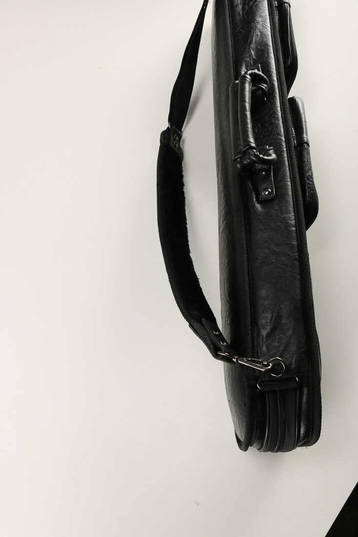 Two McDermott Proline Pool Cue Sticks and Leather Case