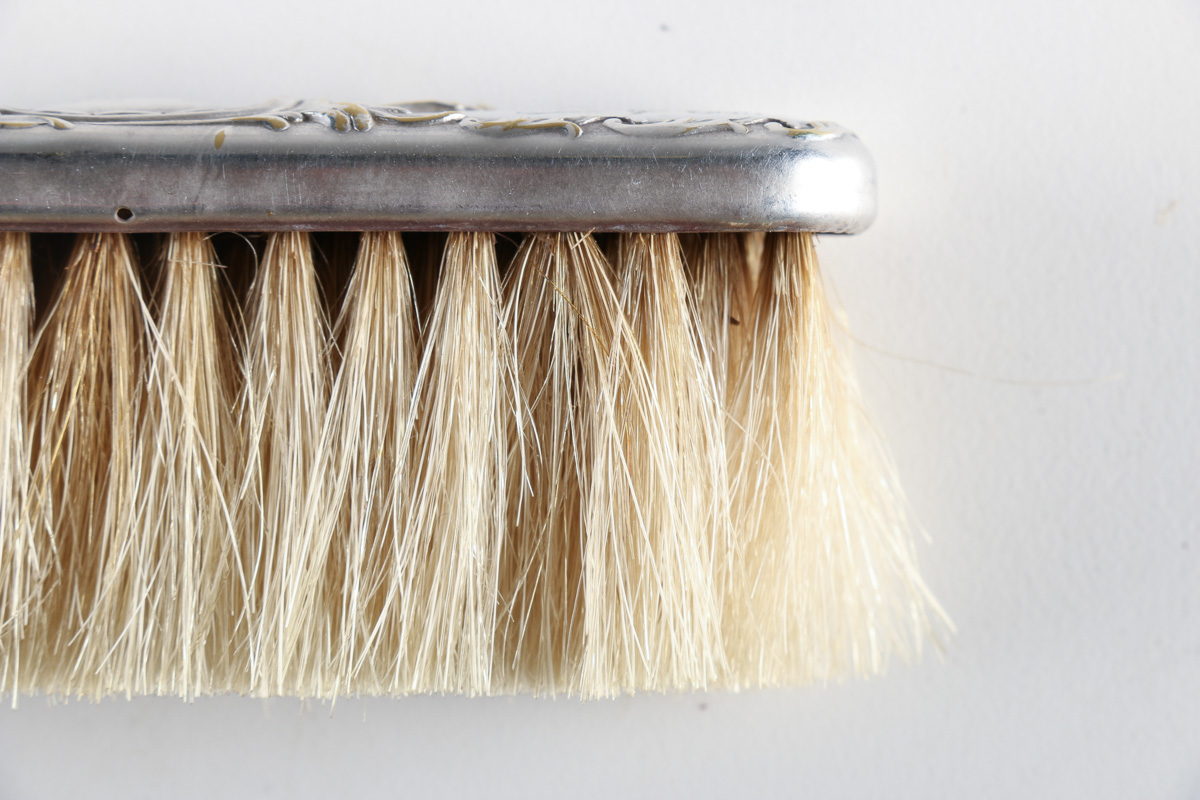 Antique Siegel Hillman Shoe Shining Brush