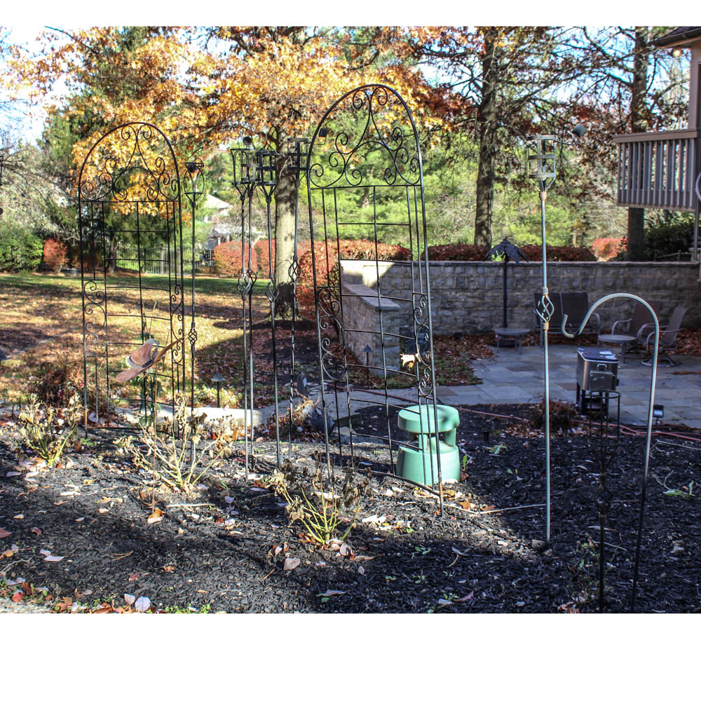 Wrought Iron Garden Decor