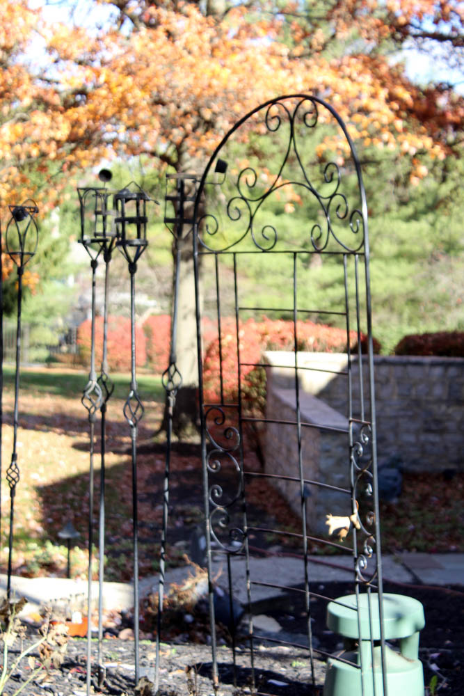 Wrought Iron Garden Decor