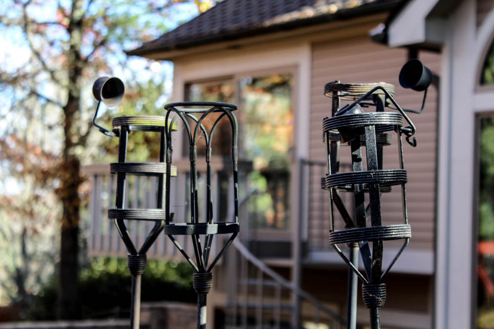 Wrought Iron Garden Decor