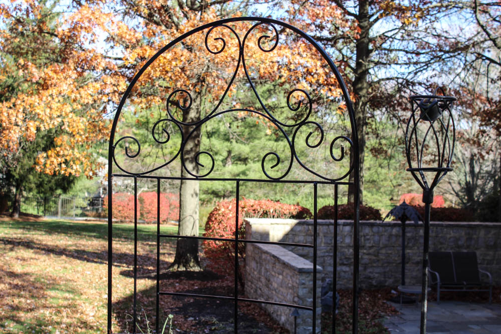 Wrought Iron Garden Decor