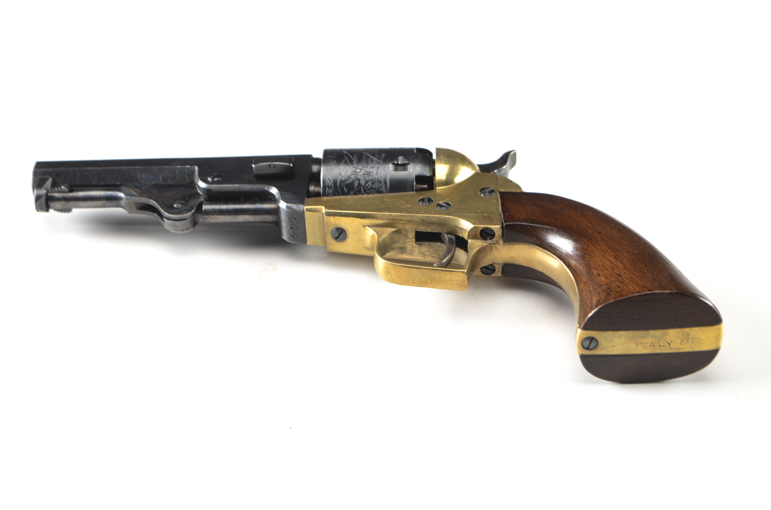Colt 1851 Navy Revolver "Baby Dragoon" Variant with Engraved Cylinder