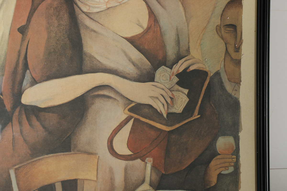 Ana Juan Offset Lithograph "Paga TU"