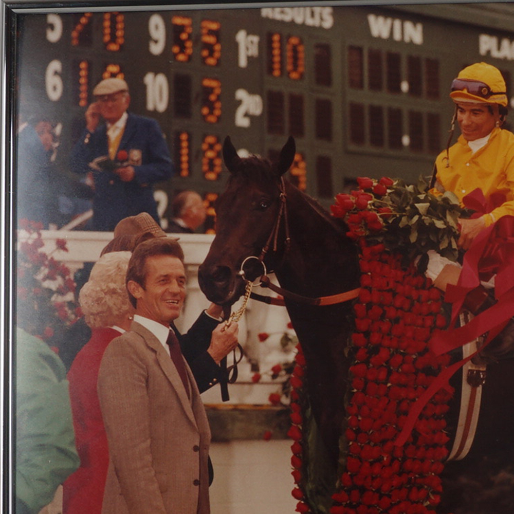 Framed Photograph of 1984 Kentucky Derby Winner "Swale"
