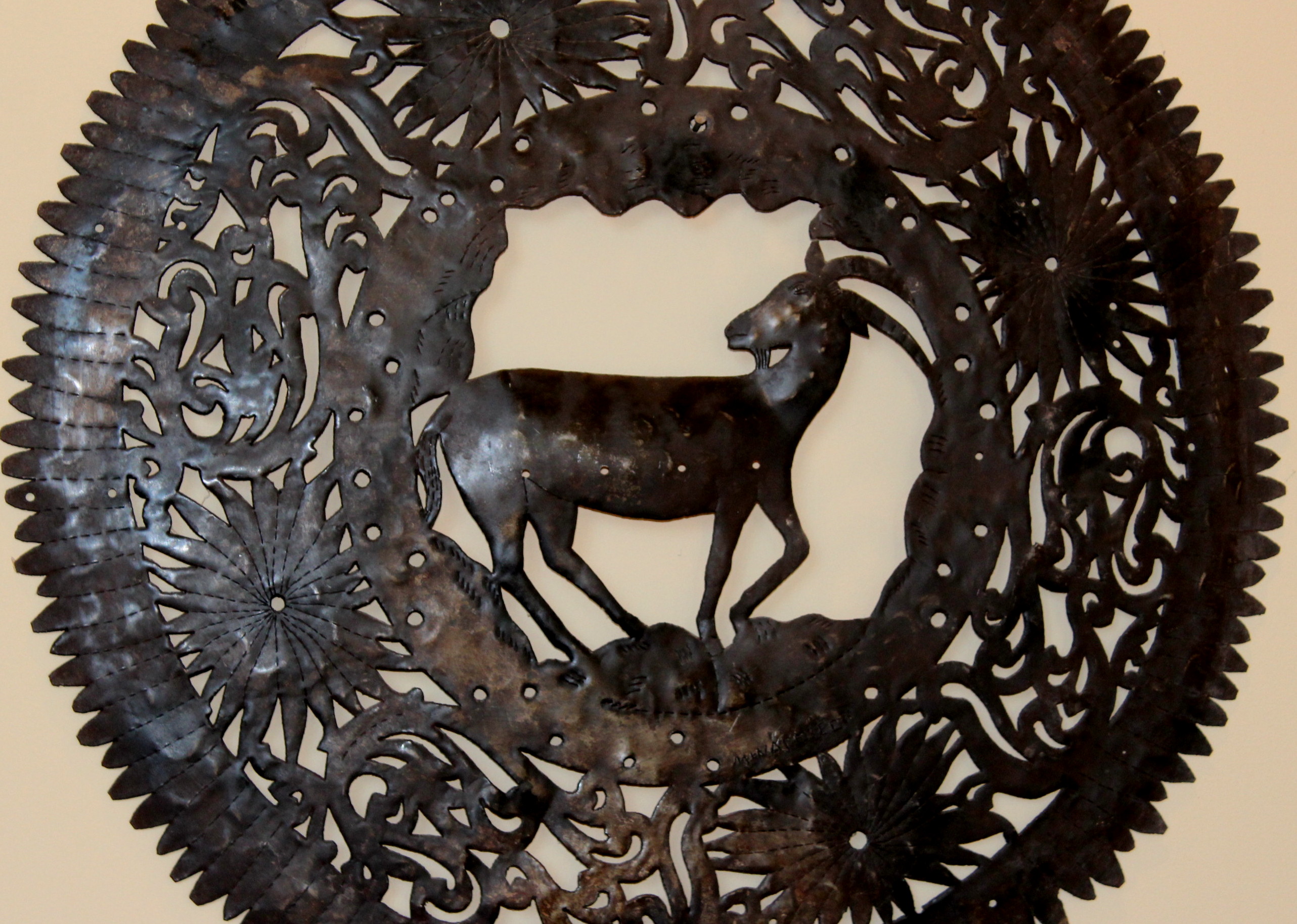 Decorative Metal Wall Medallion