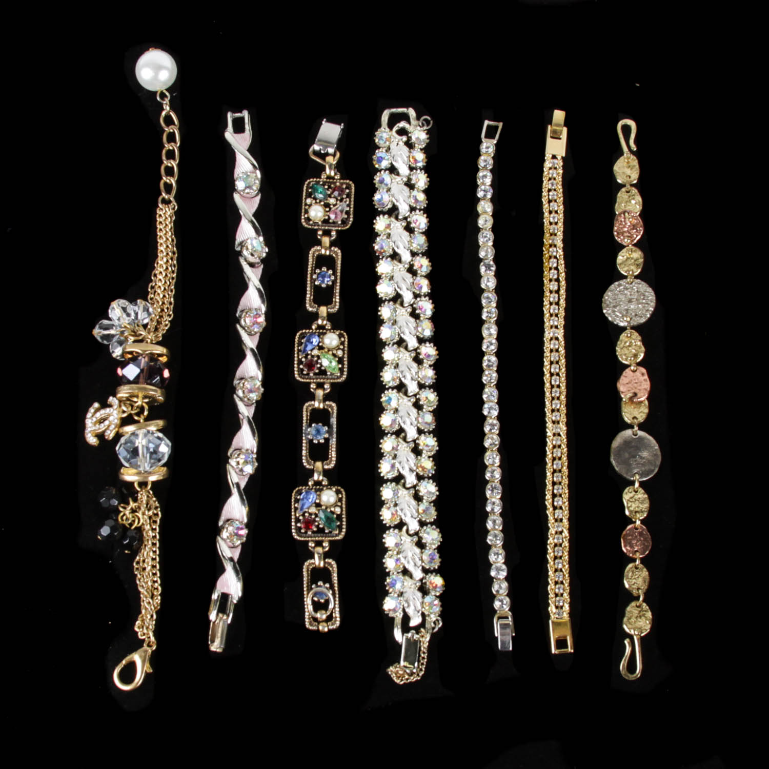 Set of Seven Costume Bracelets