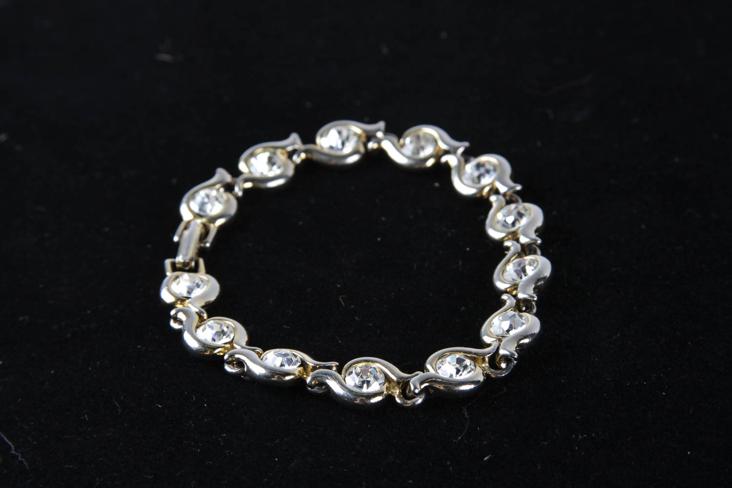 Collection of Seven Rhinestone Bracelets