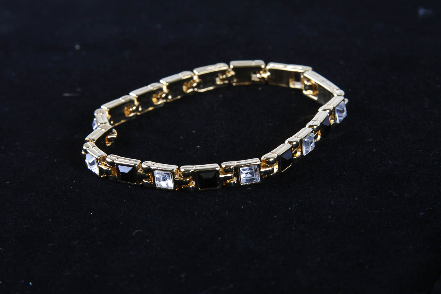 Collection of Seven Rhinestone Bracelets