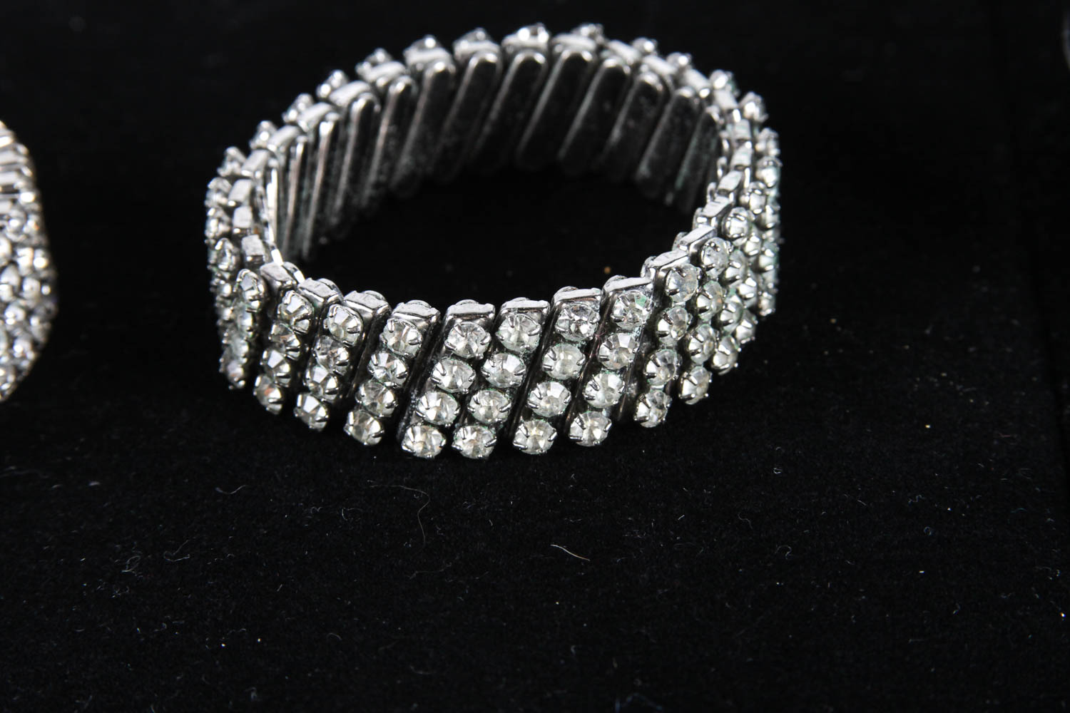 Collection of  Rhinestone Costume Bracelets