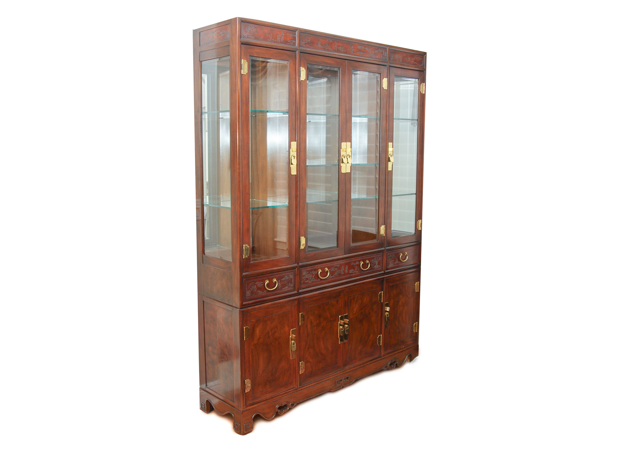 Heritage China Display Case Cabinet