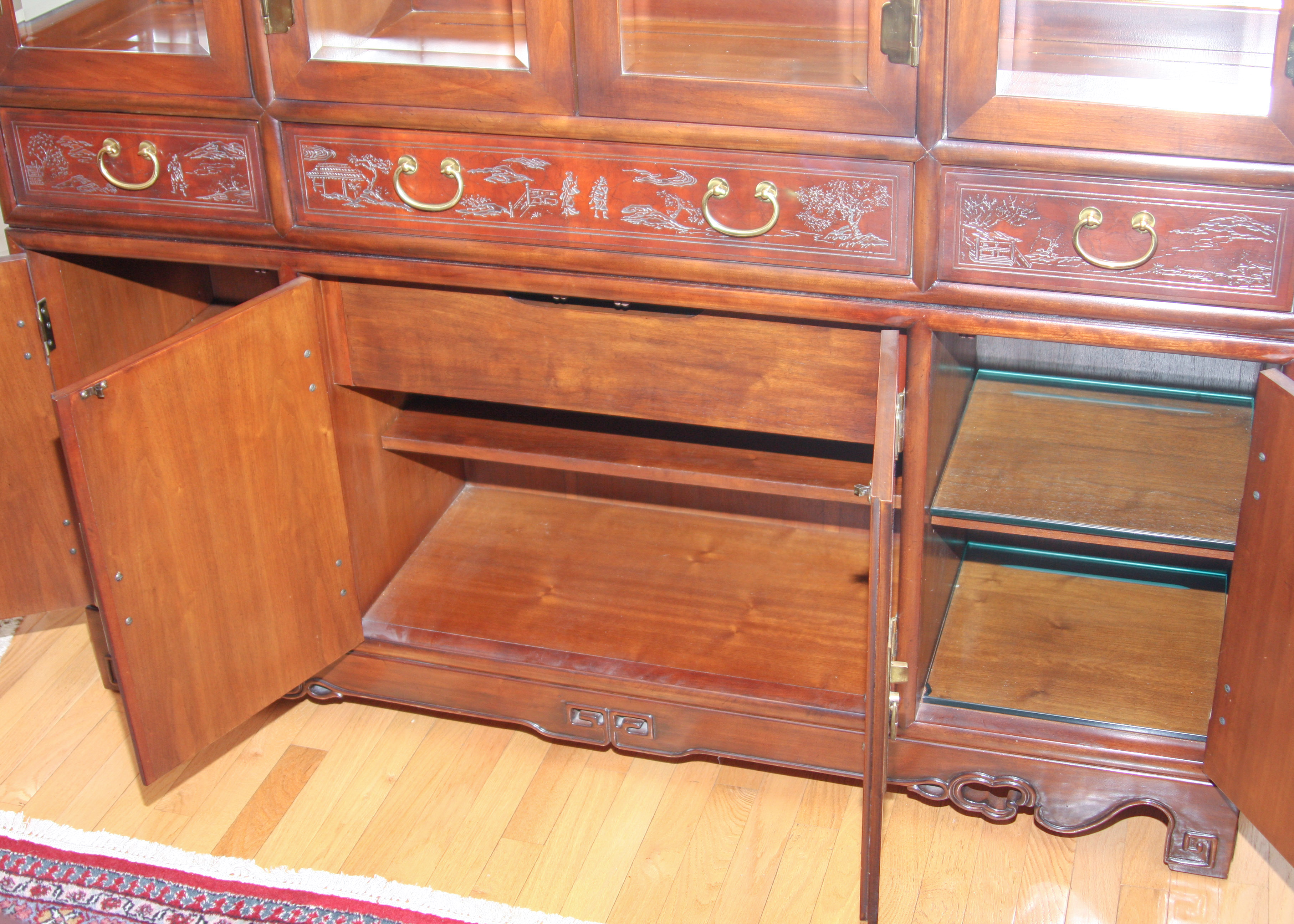 Heritage China Display Case Cabinet