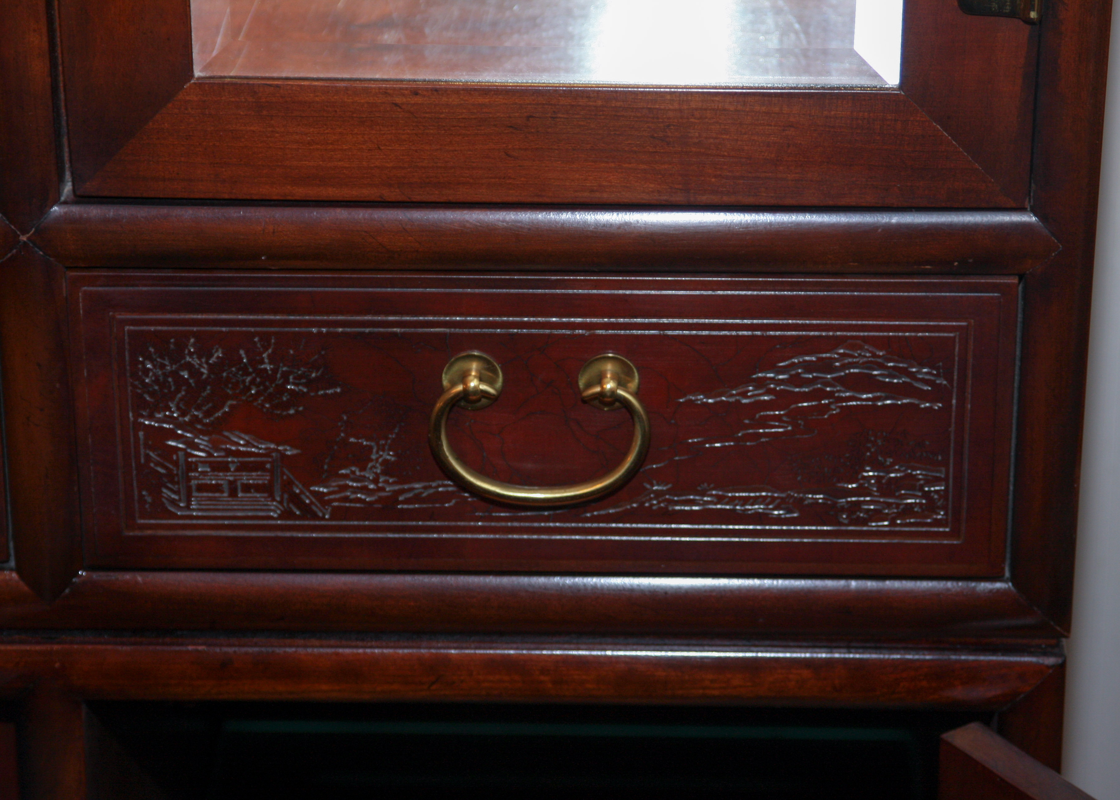 Heritage China Display Case Cabinet