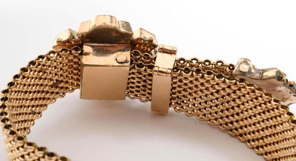 Victorian Gold Filled and Seed Pearl Adjustable Slide Bracelet