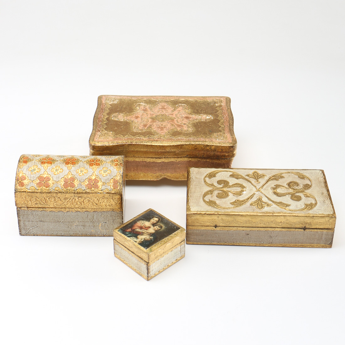 Florentine Style Trinket Boxes