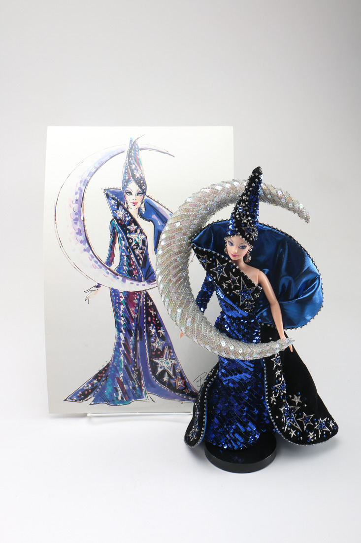 Bob Mackie "Goddes of the Sun" and "Moon Goddess" Barbie Dolls