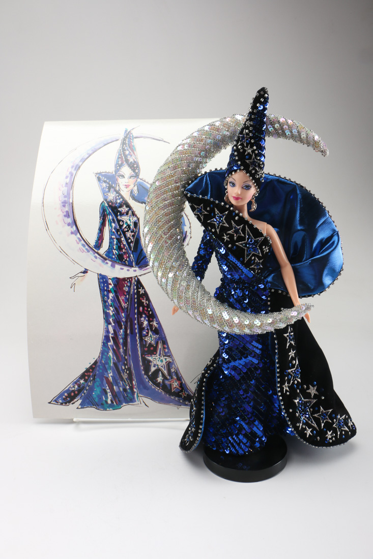 Bob Mackie "Goddes of the Sun" and "Moon Goddess" Barbie Dolls