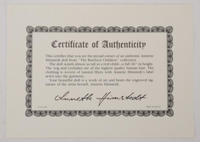 Vintage Annette Himstedt "Paula" Doll