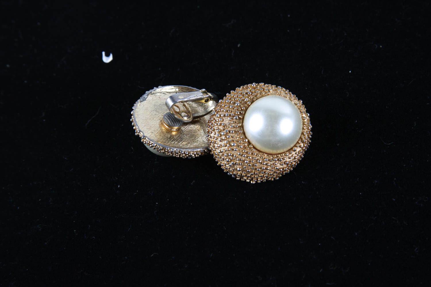 Vintage Faux Pearl Costume Earring and Bracelet Collection