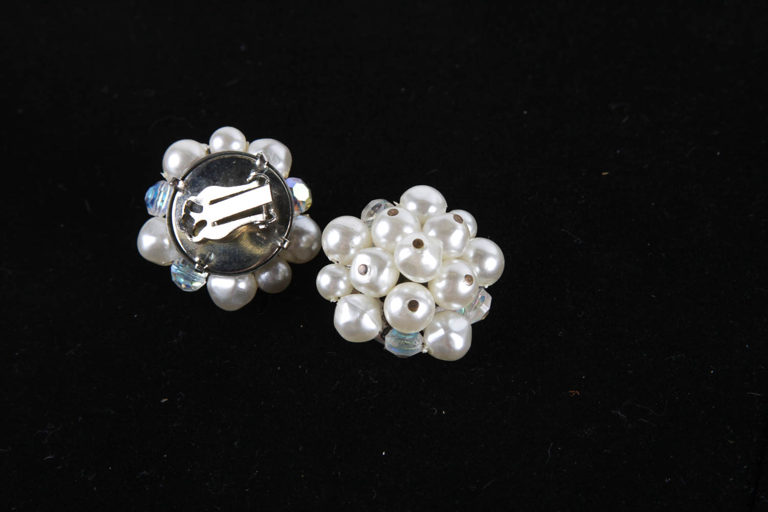 Vintage Faux Pearl Costume Earring and Bracelet Collection