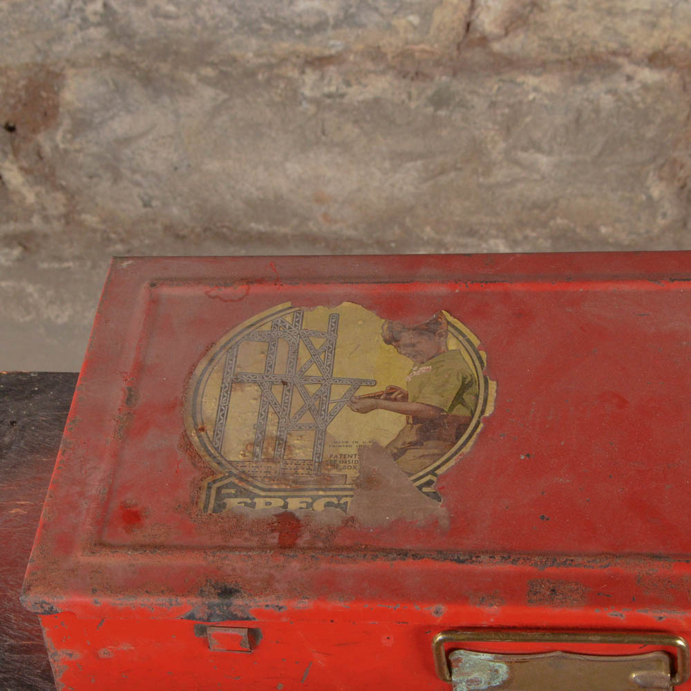 Three Vintage Erector Sets