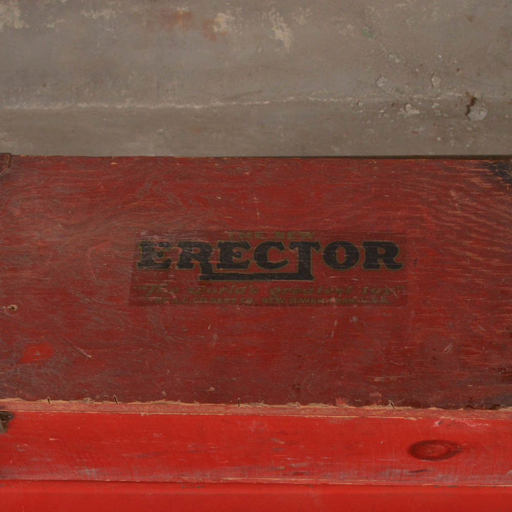 Three Vintage Erector Sets