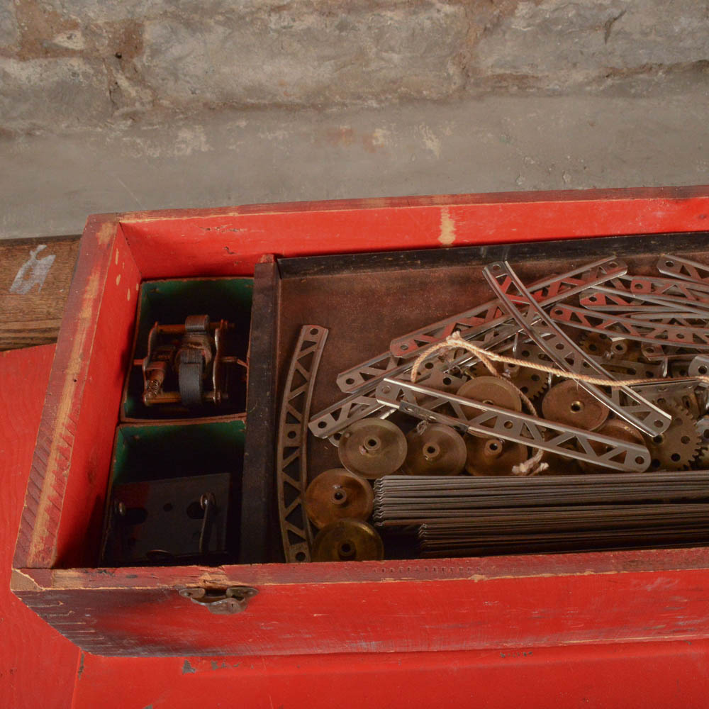 Three Vintage Erector Sets