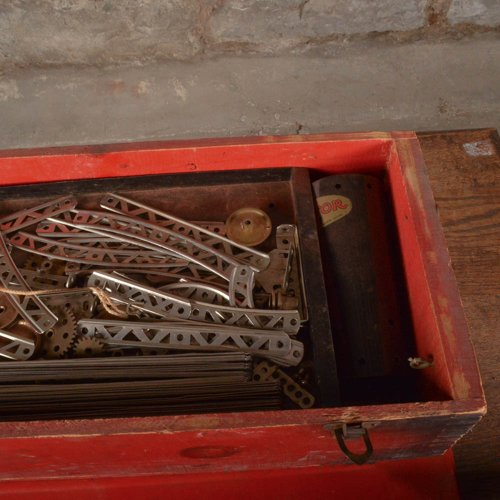 Three Vintage Erector Sets