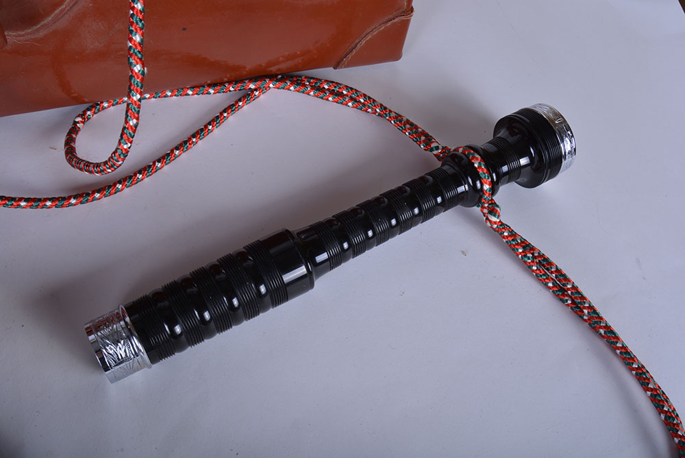 Green and Red Tartan Bagpipes