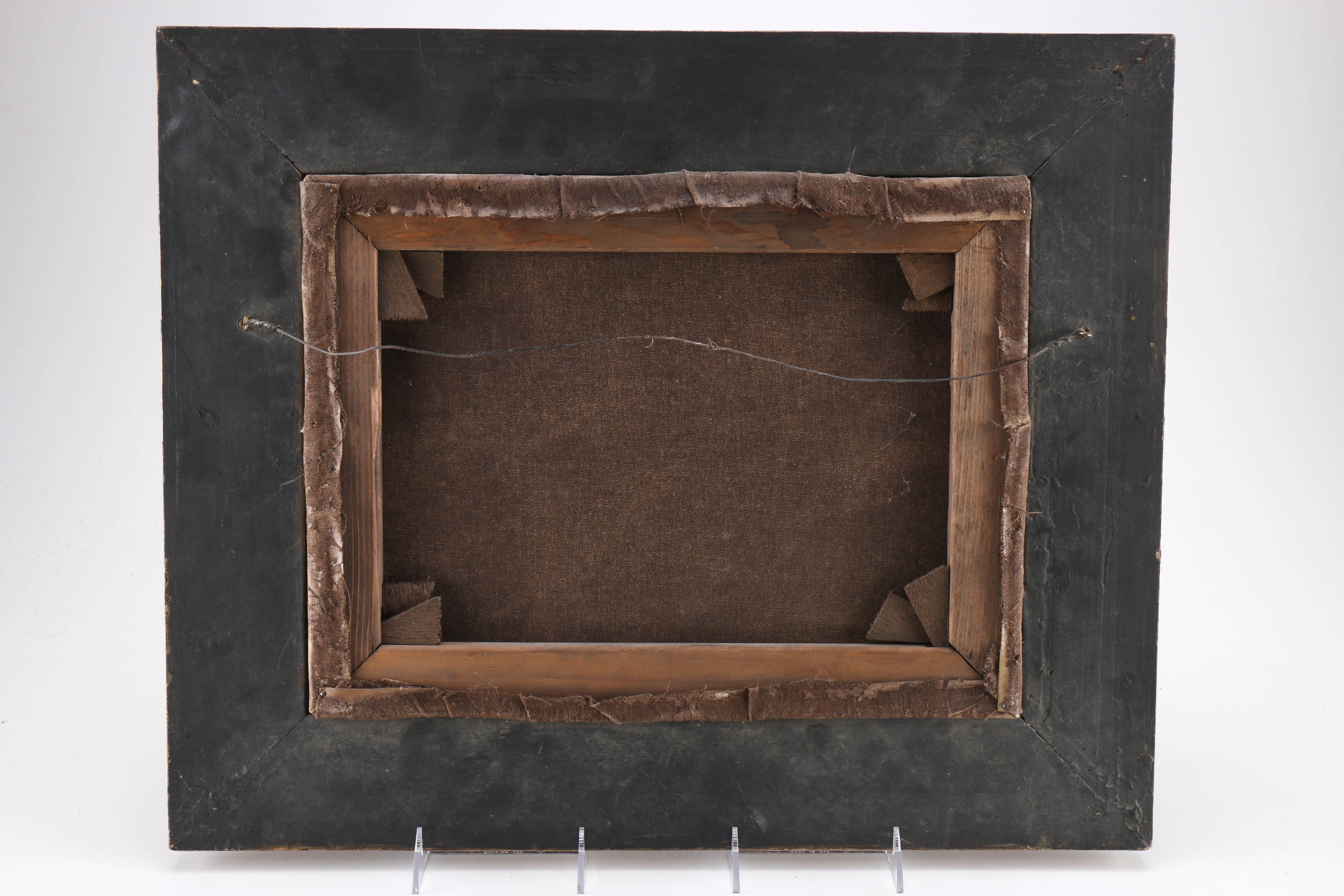 Signed Webb Oil Painting of a Clipper