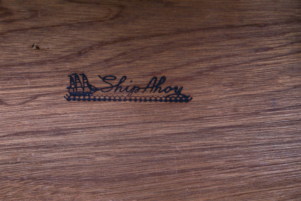 Late 20th Century "Ship Ahoy" Dresser and Nightstand by Young Hinkle