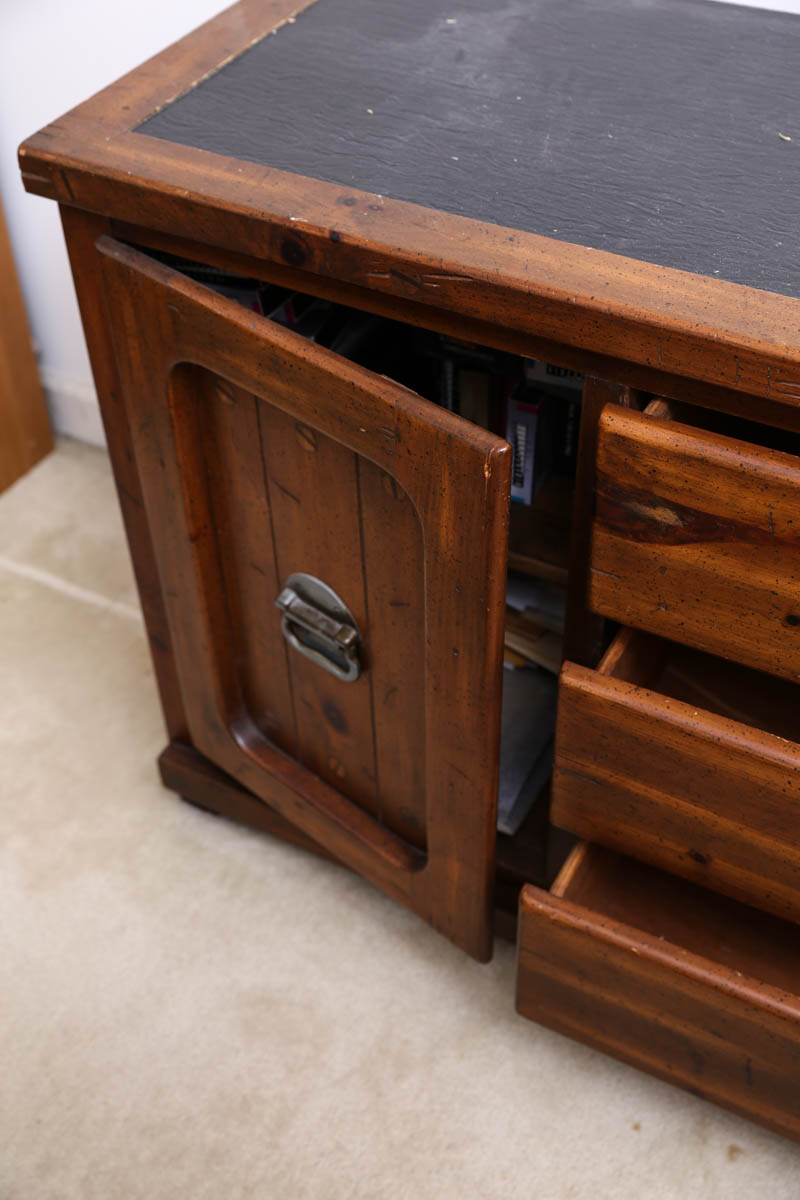 Late 20th Century "Ship Ahoy" Dresser and Nightstand by Young Hinkle