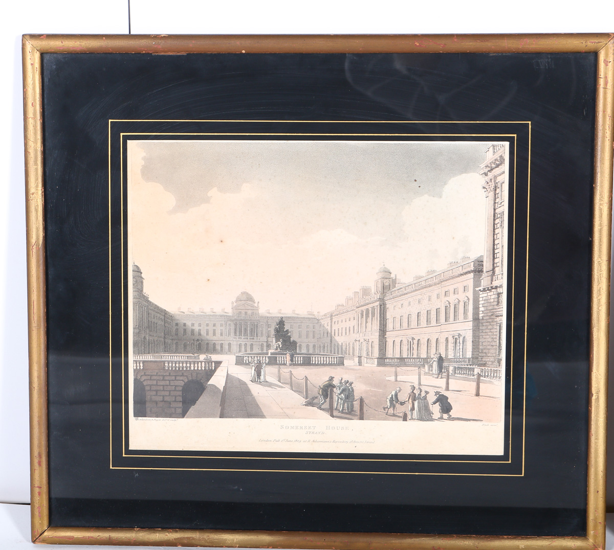 Set of Stippled Etchings after London Scenes