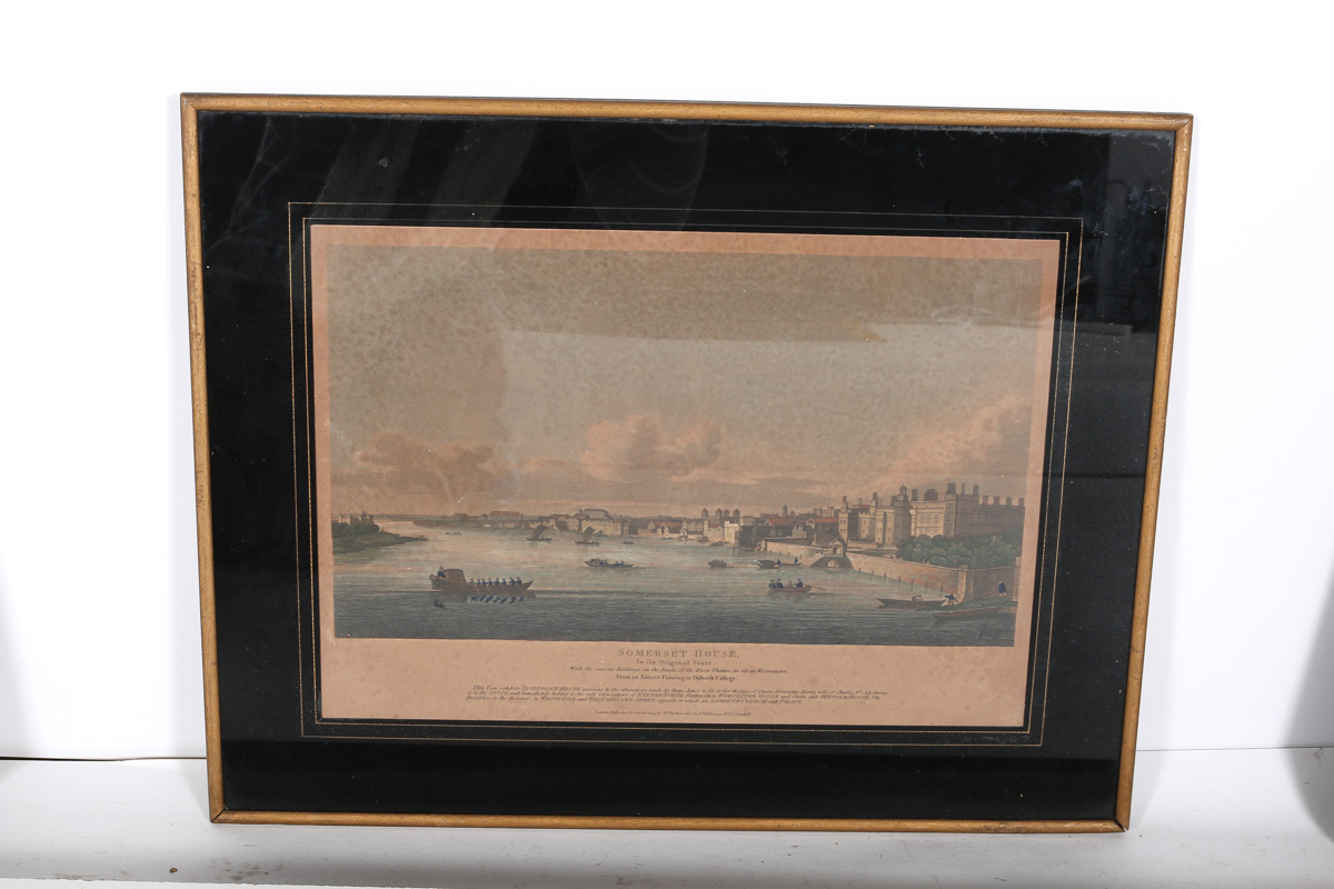 Set of Stippled Etchings after London Scenes