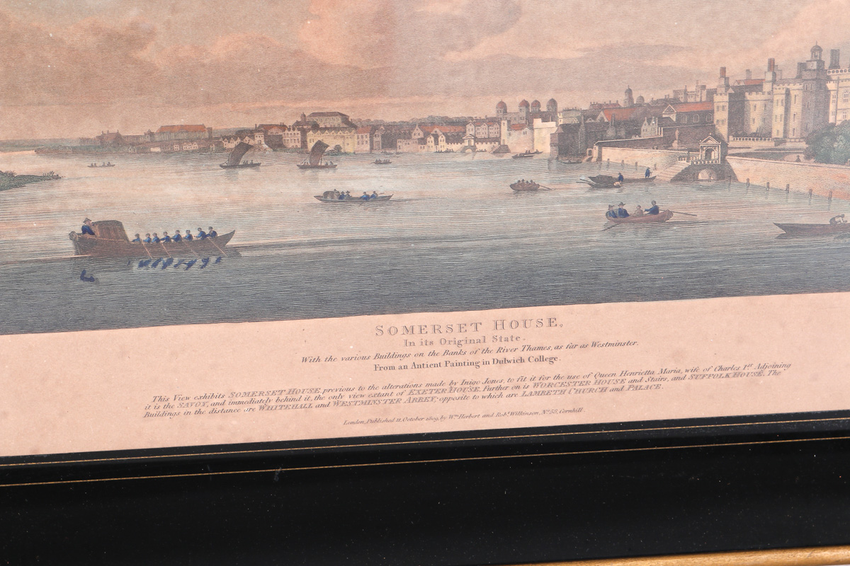 Set of Stippled Etchings after London Scenes