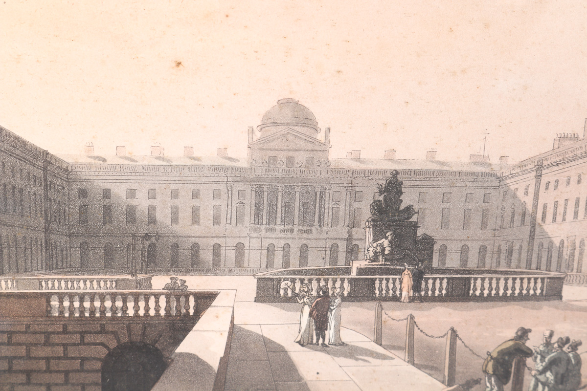 Set of Stippled Etchings after London Scenes