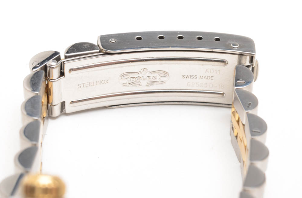 Women's Rolex Datejust 18K Yellow Gold and Stainless Steel Champagne Index Dial Automatic Watch