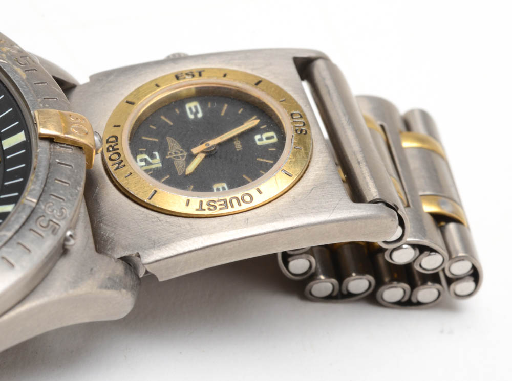 Men's Breitling Professional Aerospace Titanium Two Tone with UTC Quartz Watch